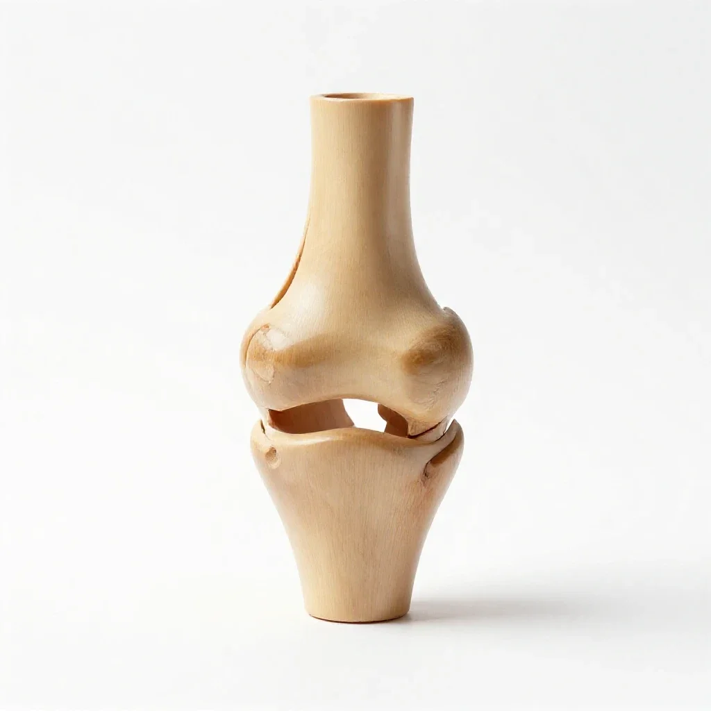 Artificial joint isolated on a white background
