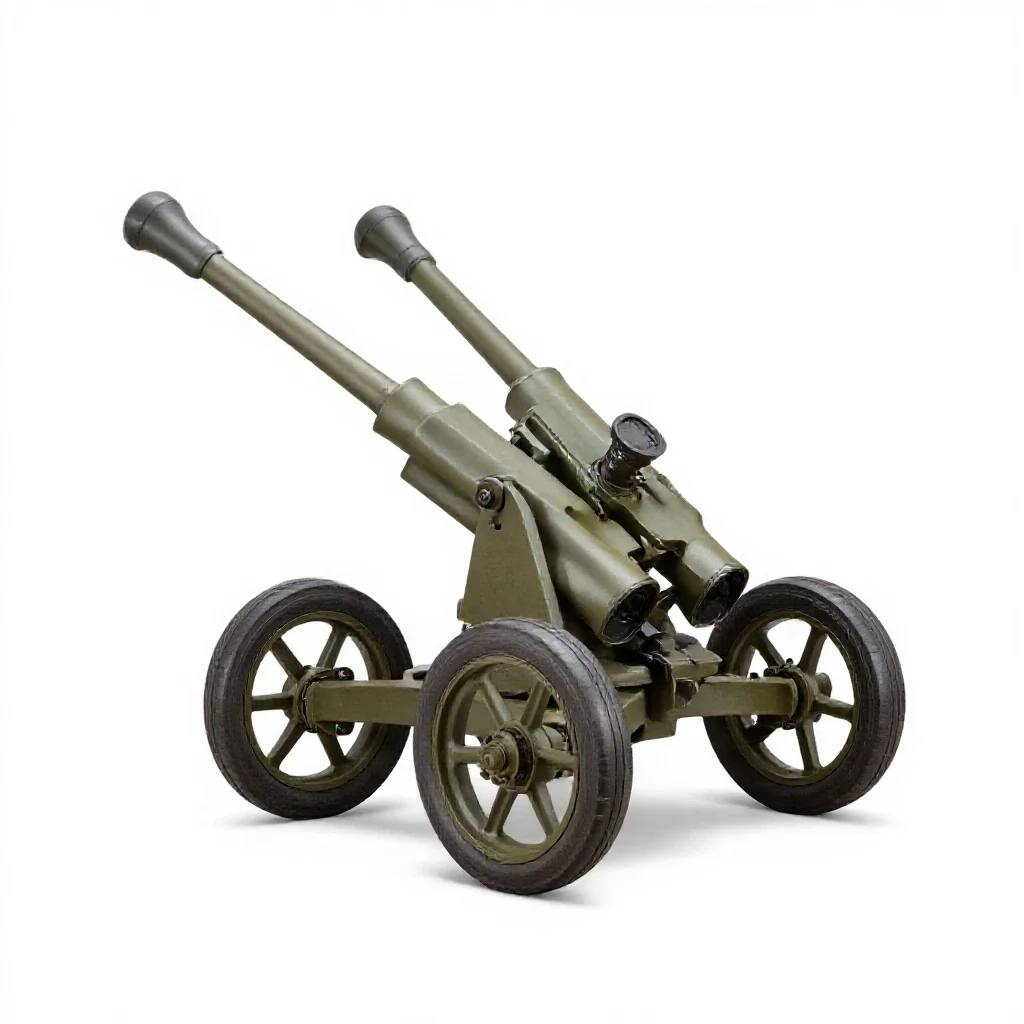 Artillery isolated on a white background
