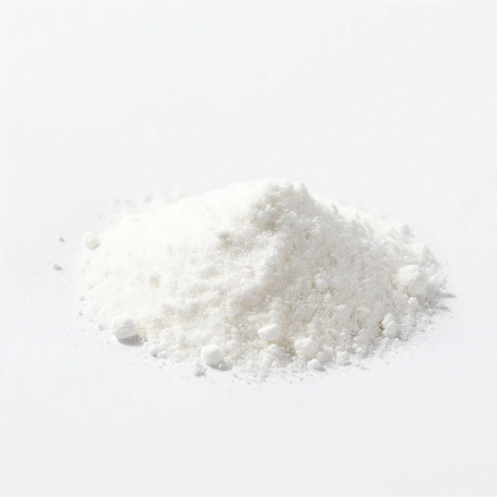 Aspirin powder isolated on a white background