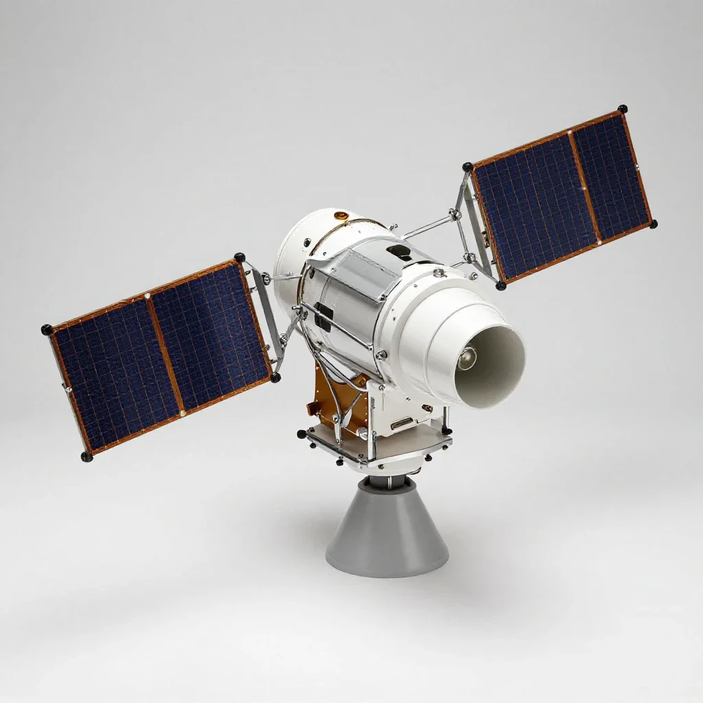 Astronomy satellite isolated on a white background
