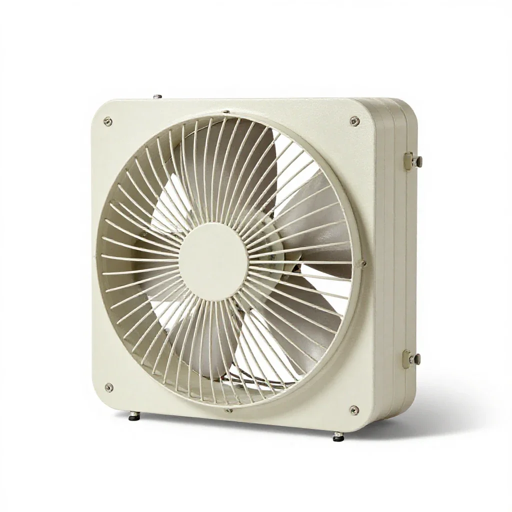 Attic fan isolated on a white background