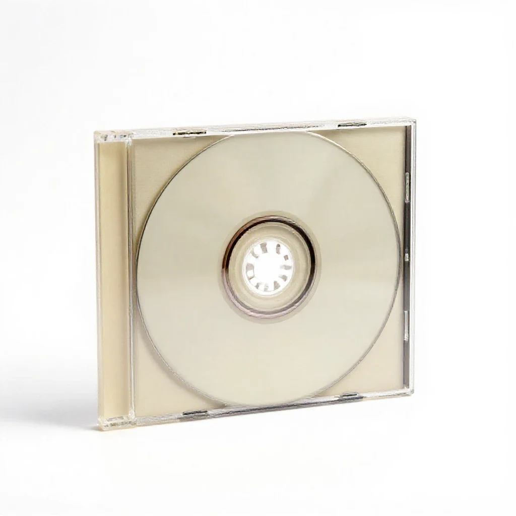 Audio CD isolated on a white background