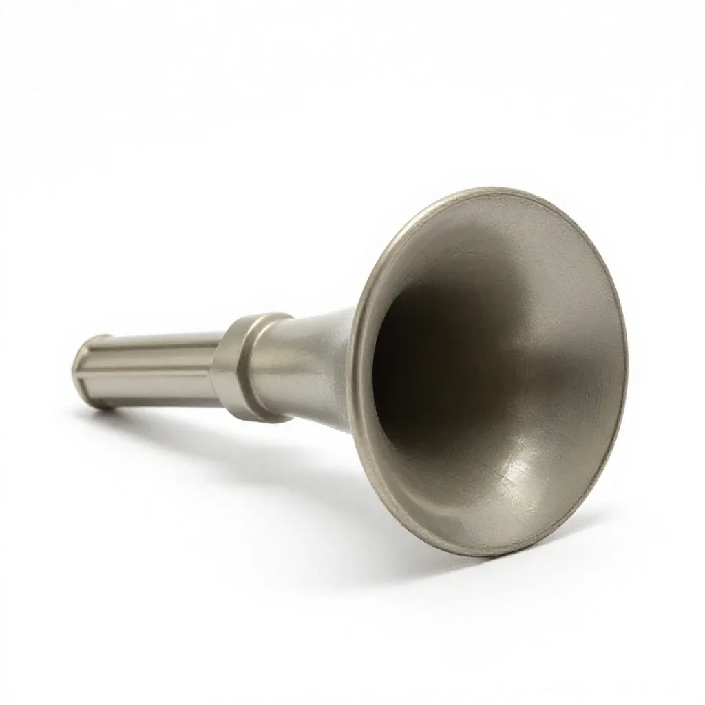 Automobile horn isolated on a white background