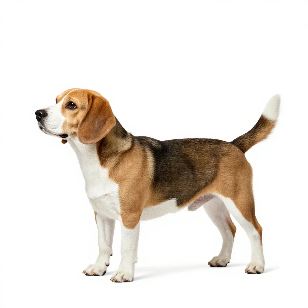 Beagle isolated on a white background