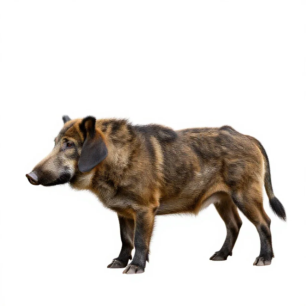 Boarhound isolated on a white background