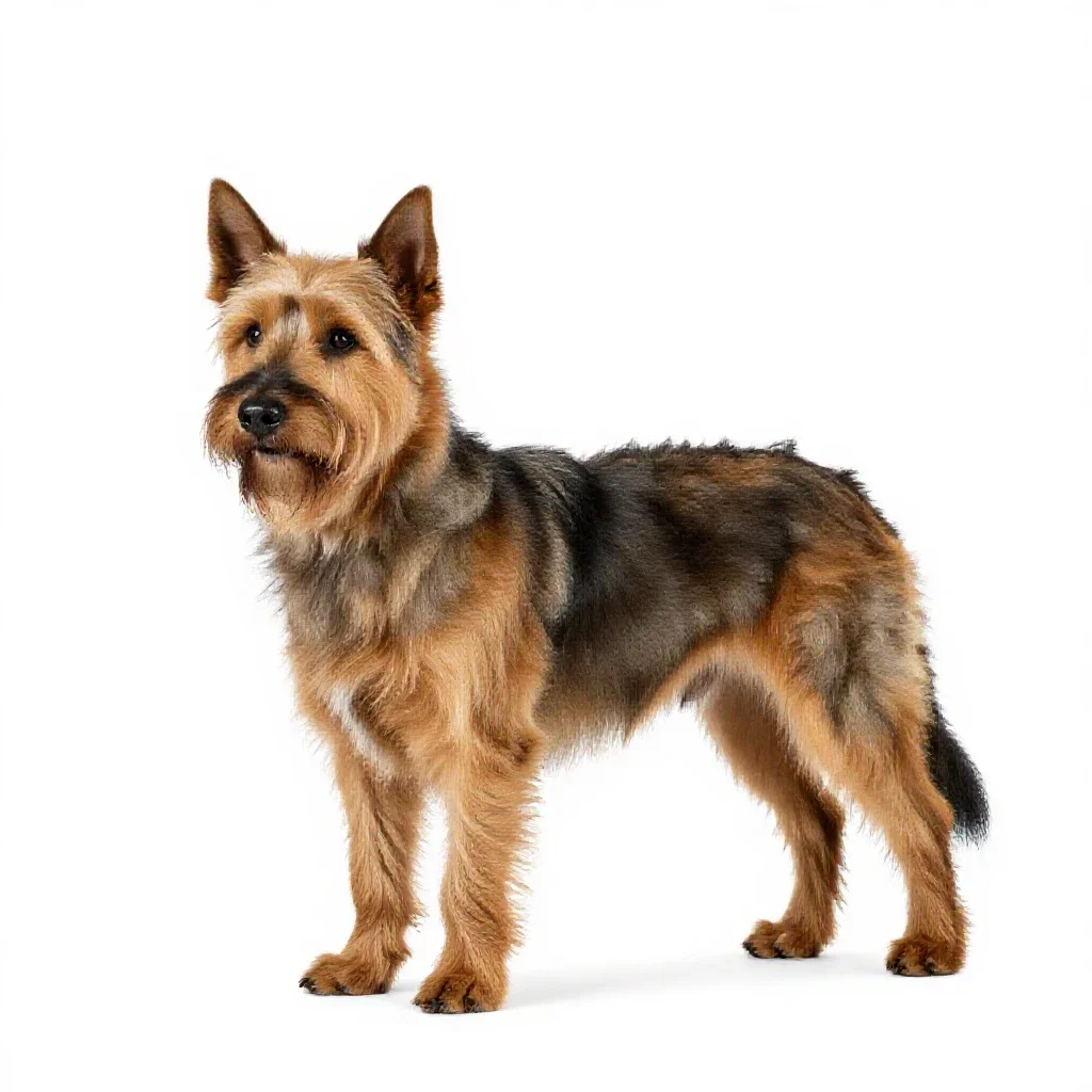 Briard isolated on a white background
