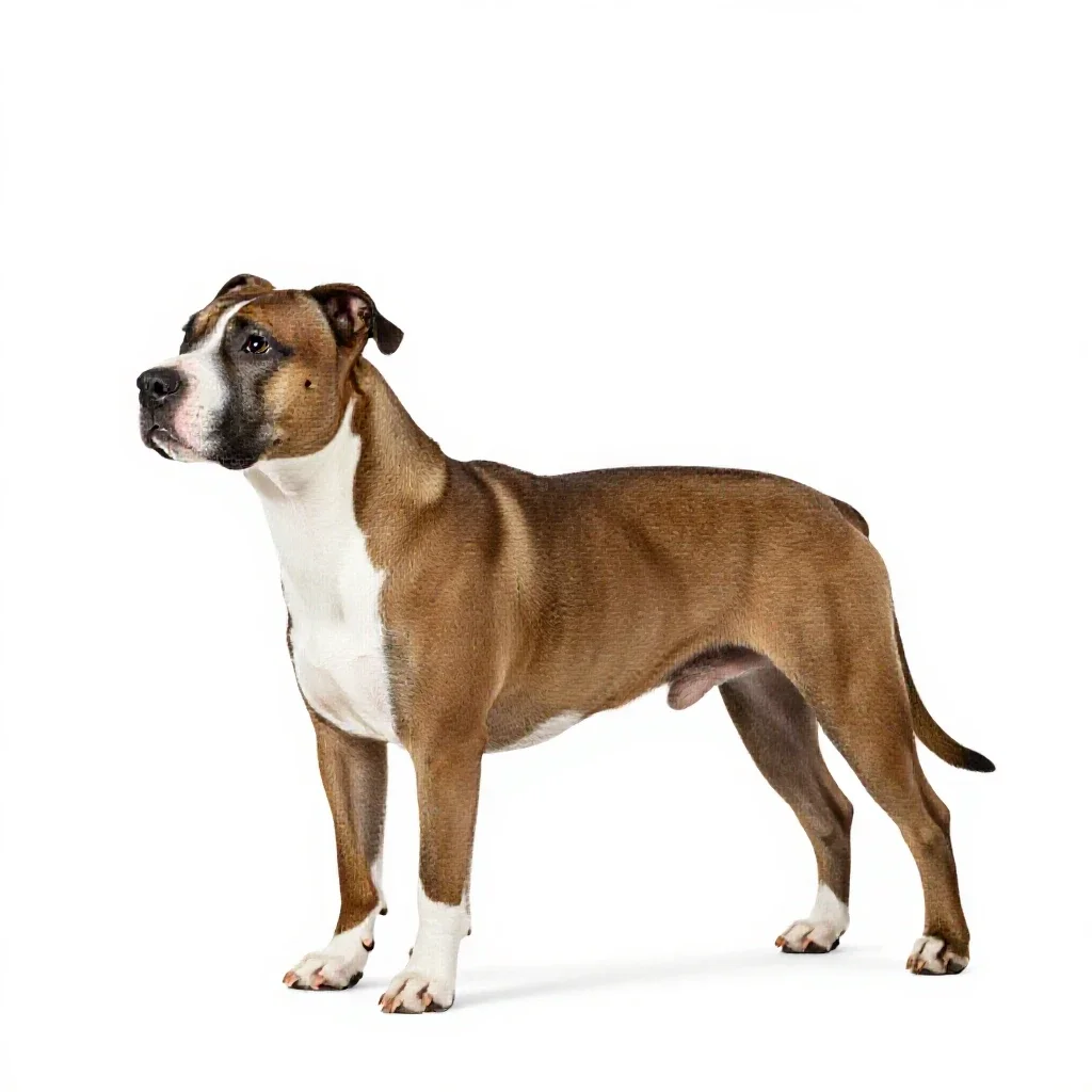 Bullterrier isolated on a white background