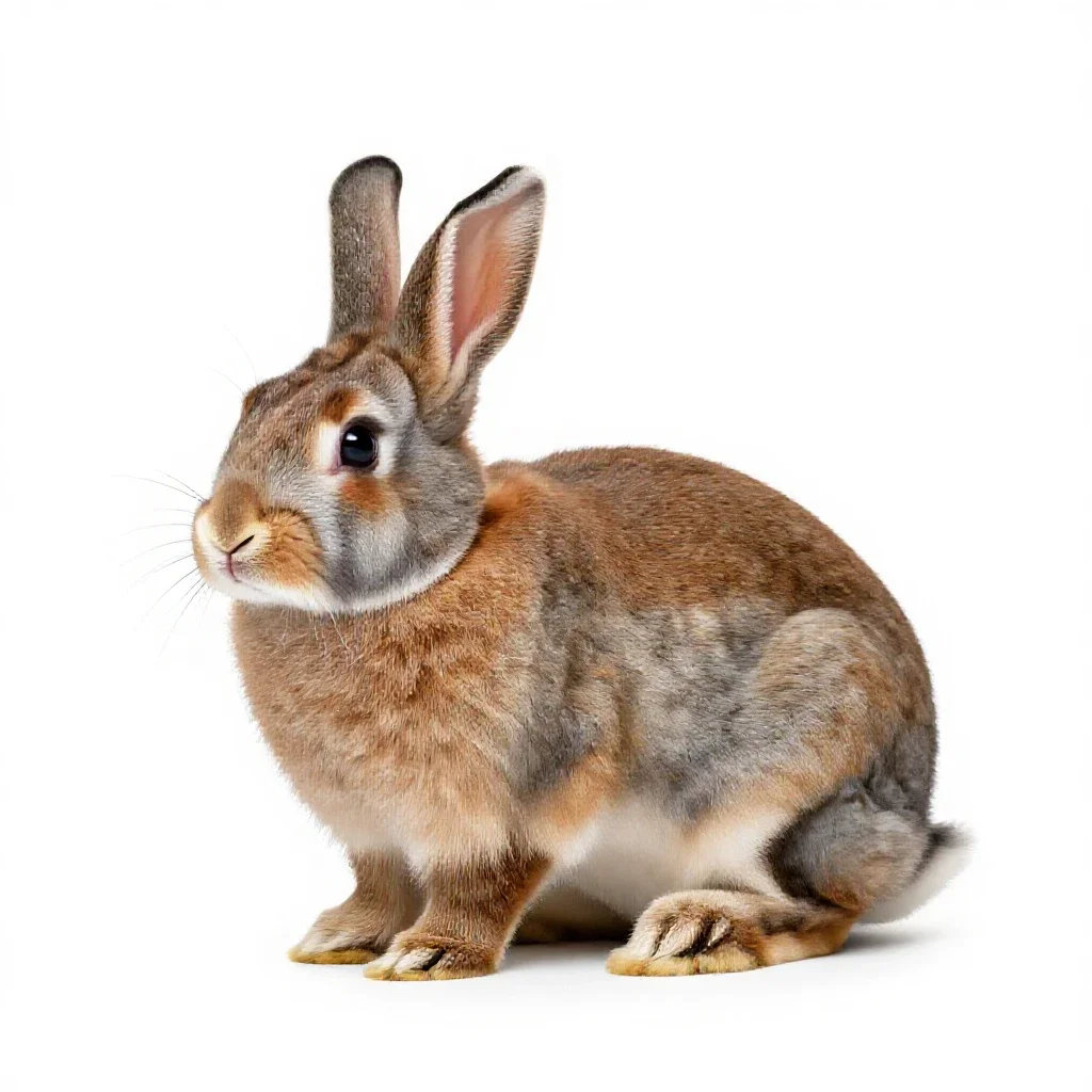 Bunny isolated on a white background