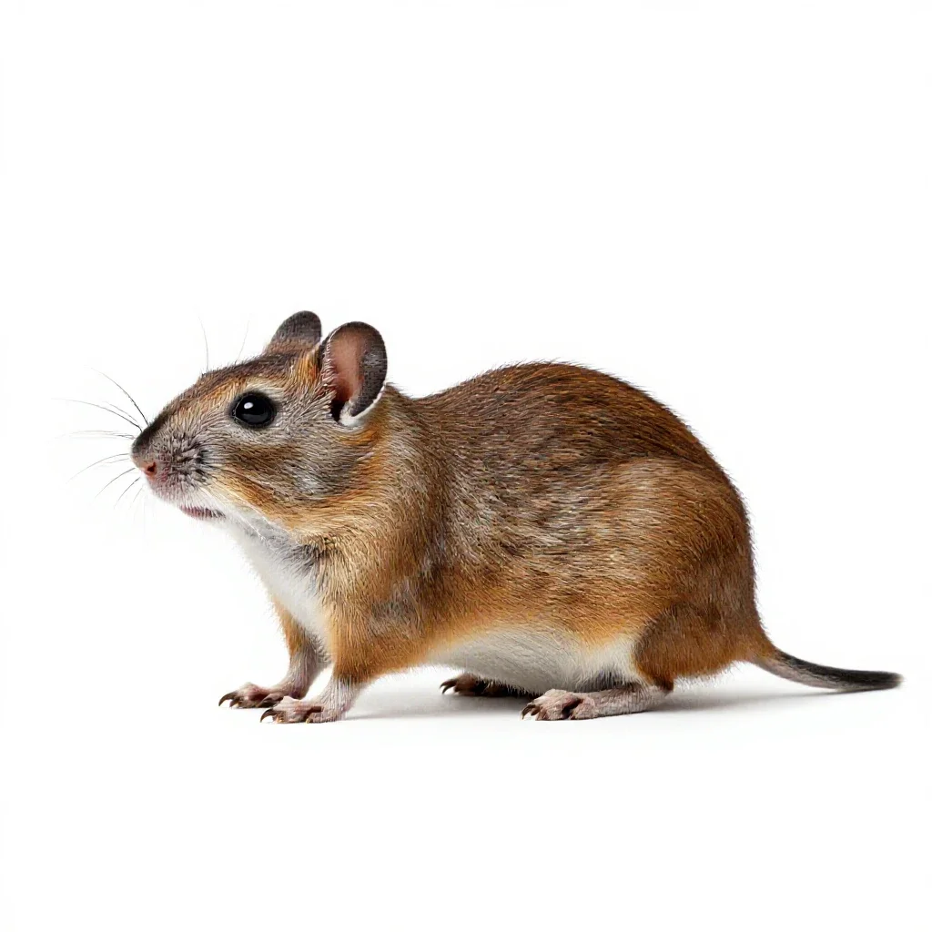 Cactus mouse isolated on a white background