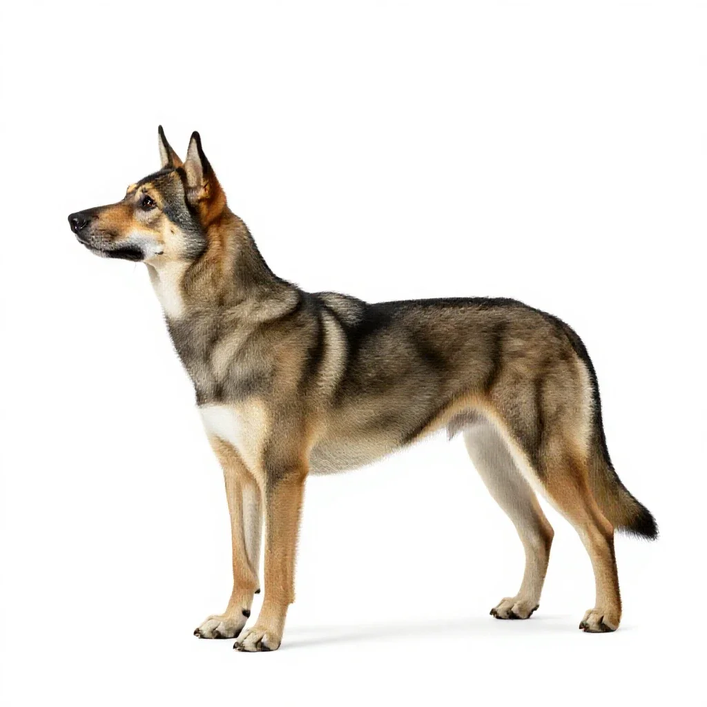 Canine isolated on a white background