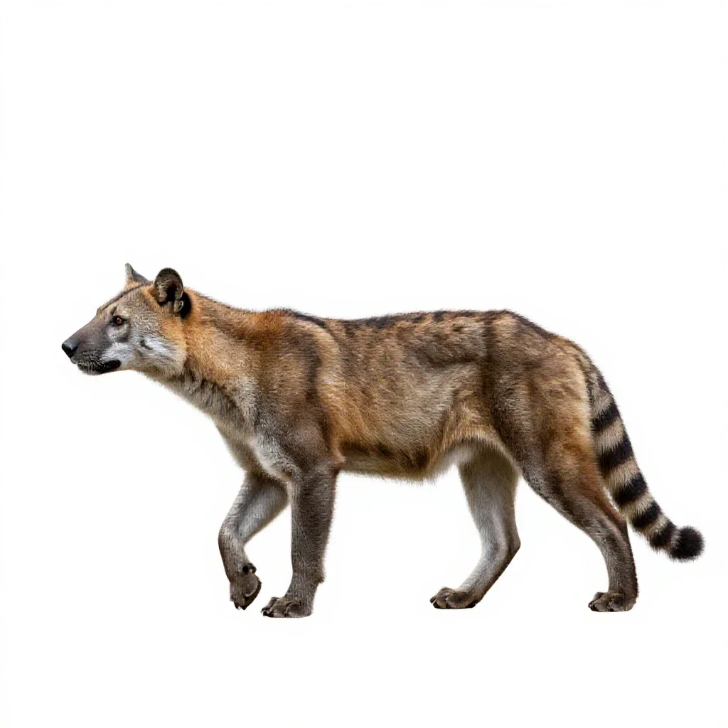 Carnivore isolated on a white background