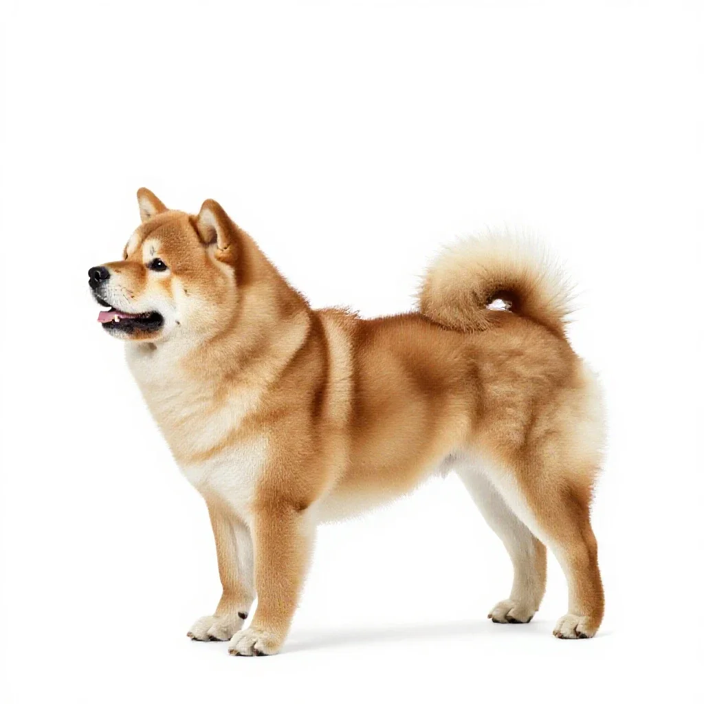 Chow isolated on a white background