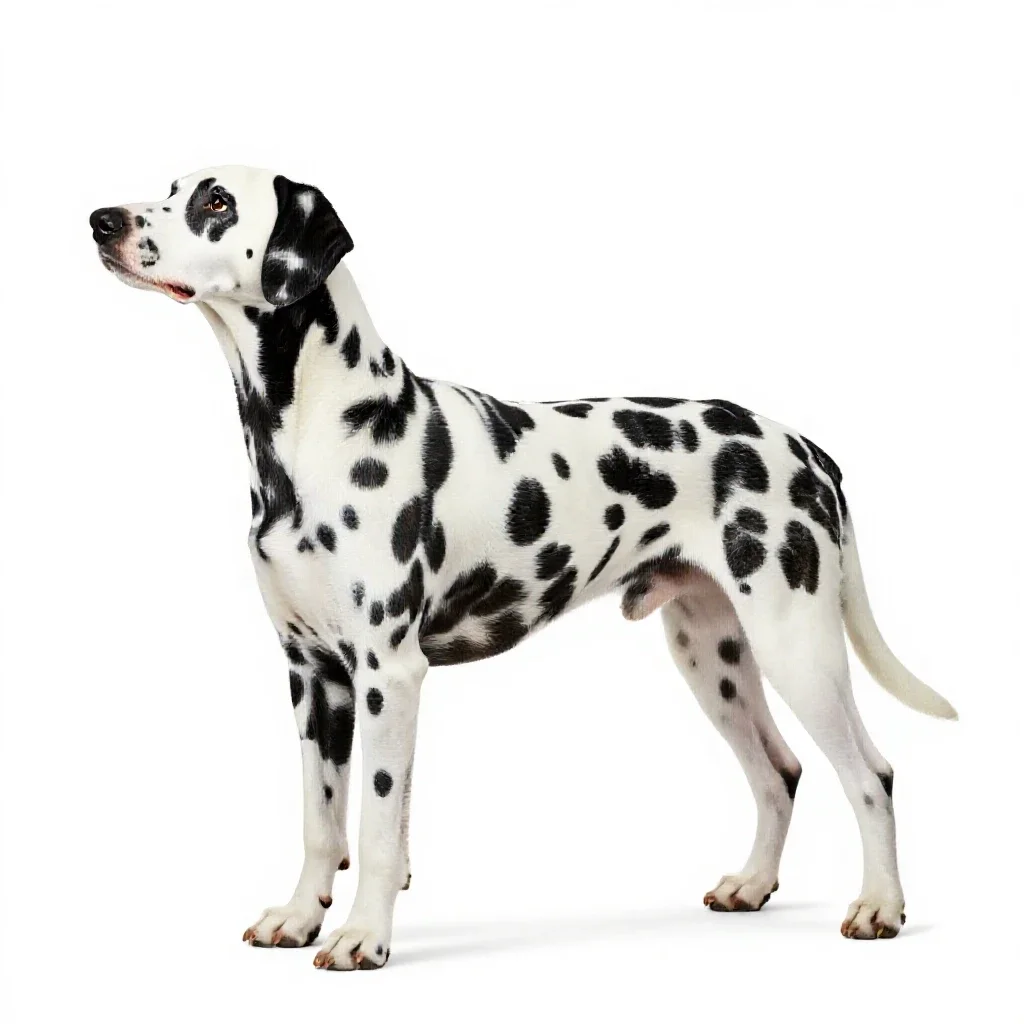 Dalmatian isolated on a white background