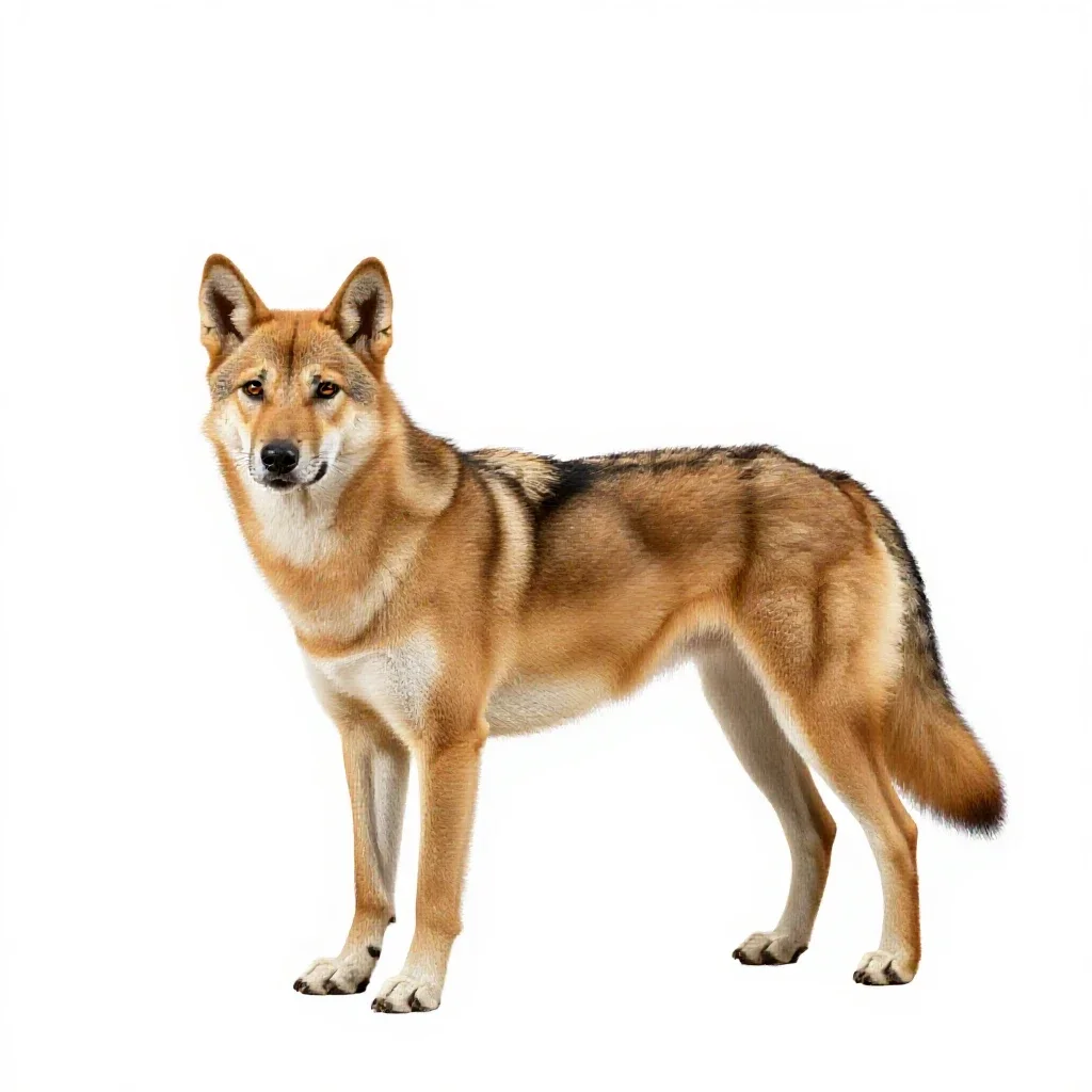 Dingo isolated on a white background