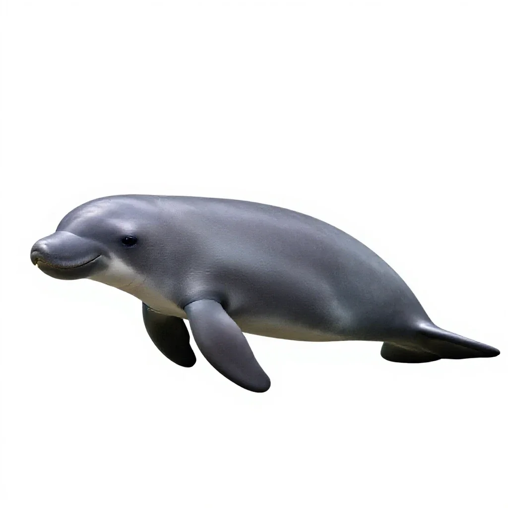 Dugong isolated on a white background