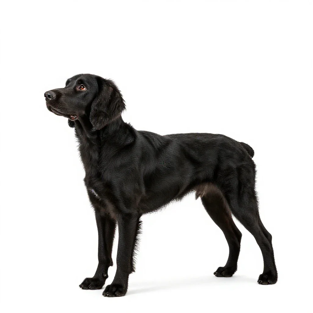 Field spaniel isolated on a white background