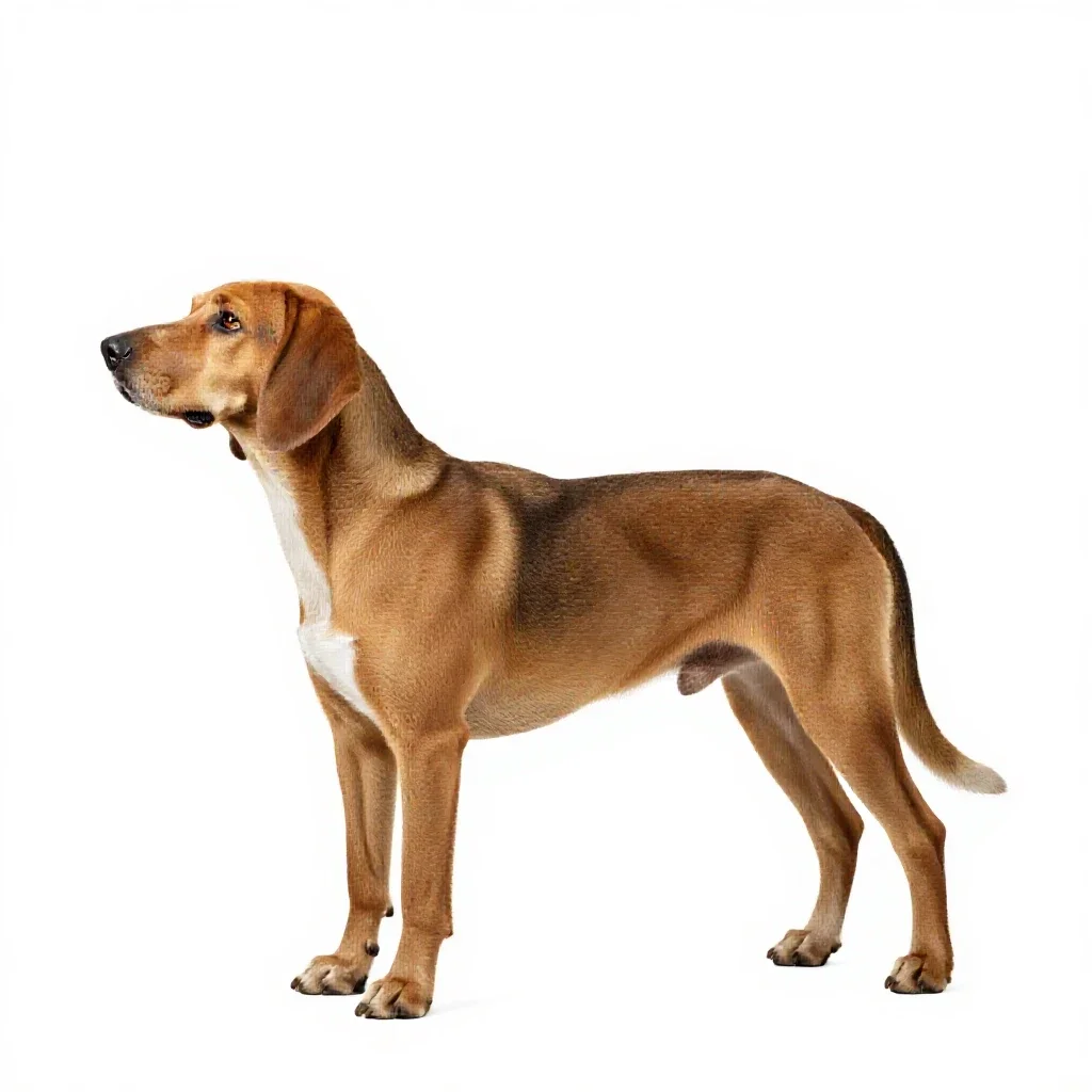 Foxhound isolated on a white background