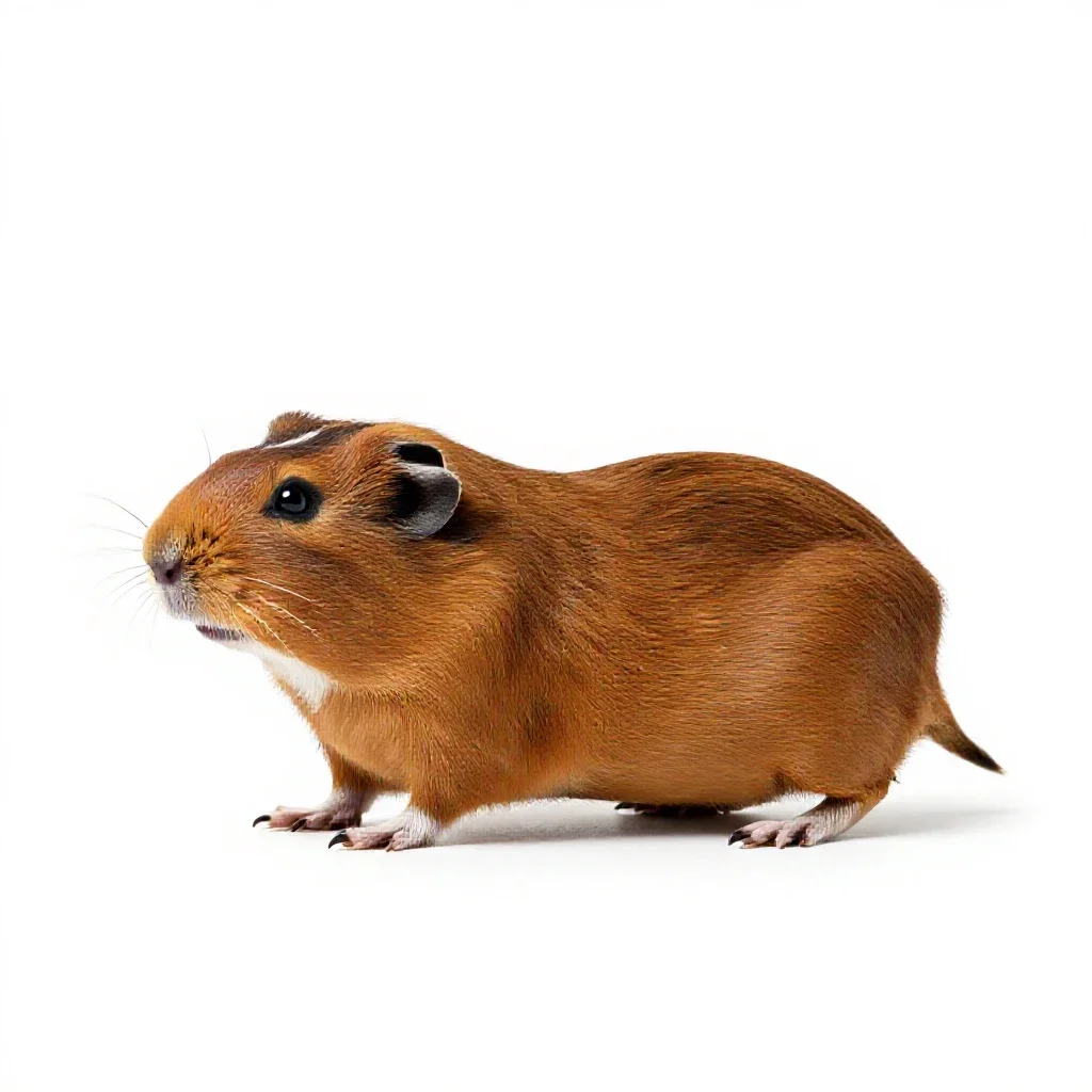 Jird isolated on a white background