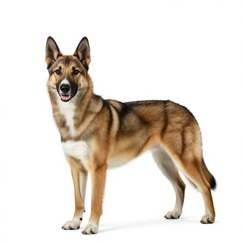 Kelpie isolated on a white background