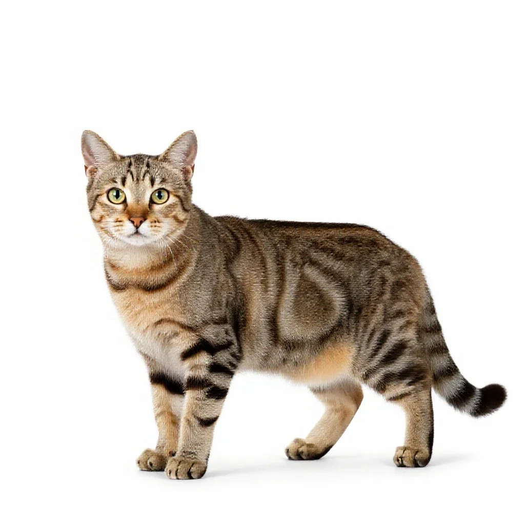 Kitty isolated on a white background