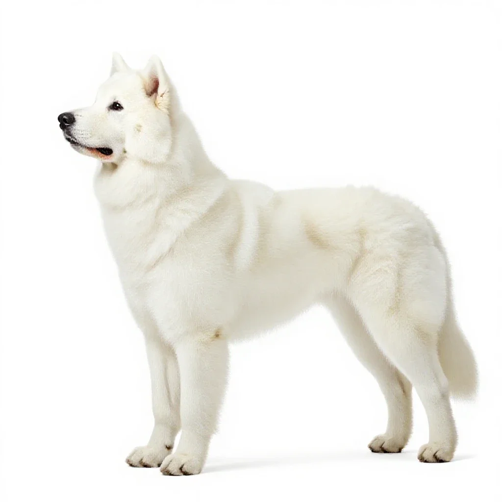 Kuvasz isolated on a white background