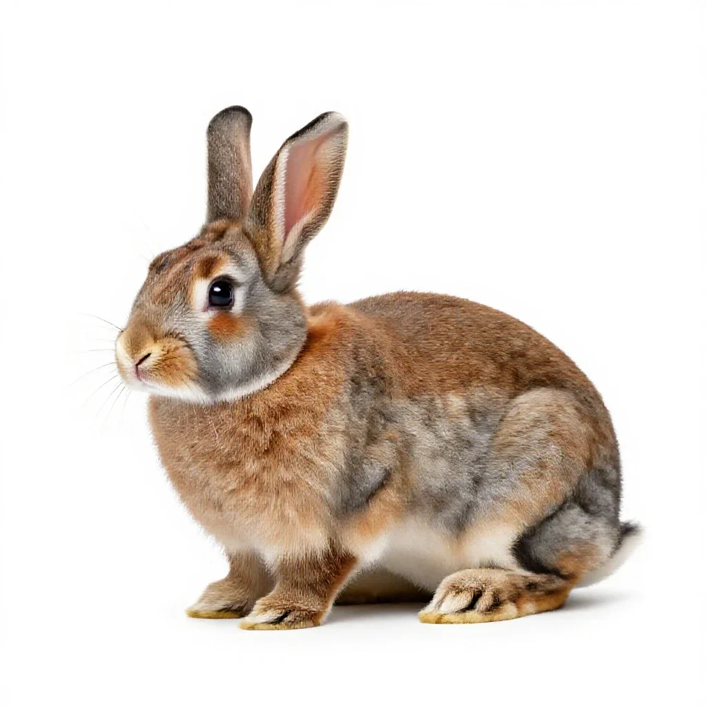 Lapin isolated on a white background