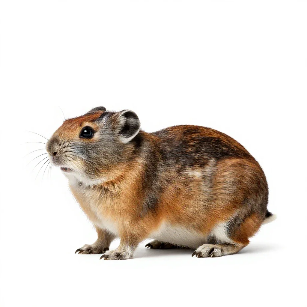 Little chief hare isolated on a white background
