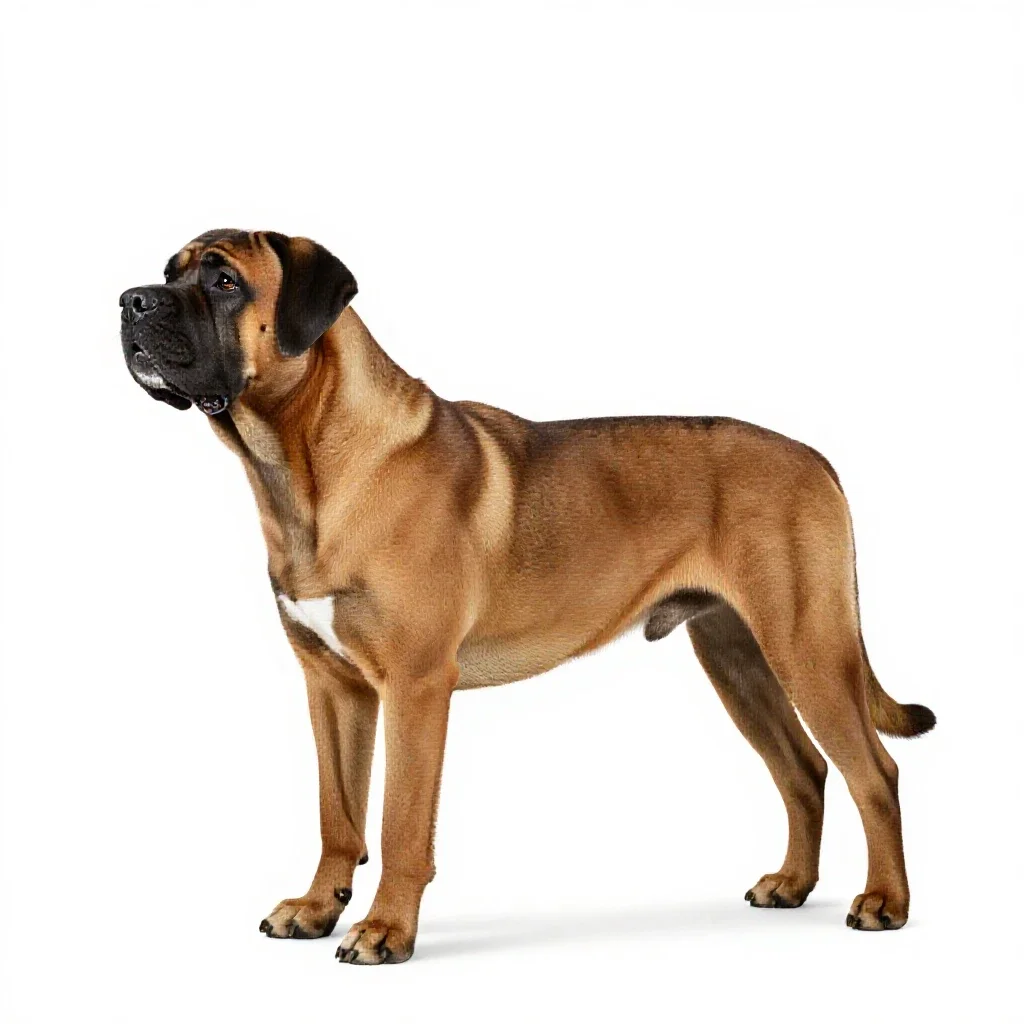 Mastiff isolated on a white background