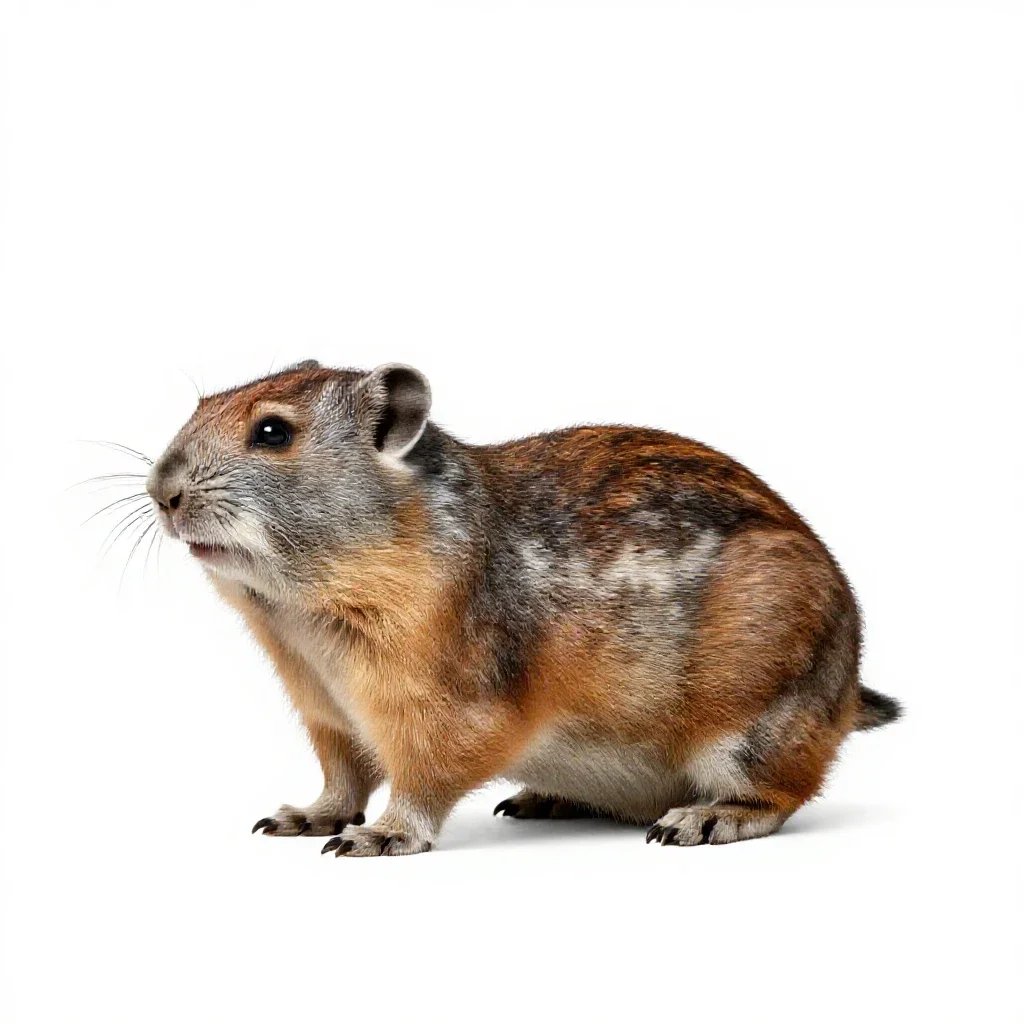 Pika isolated on a white background