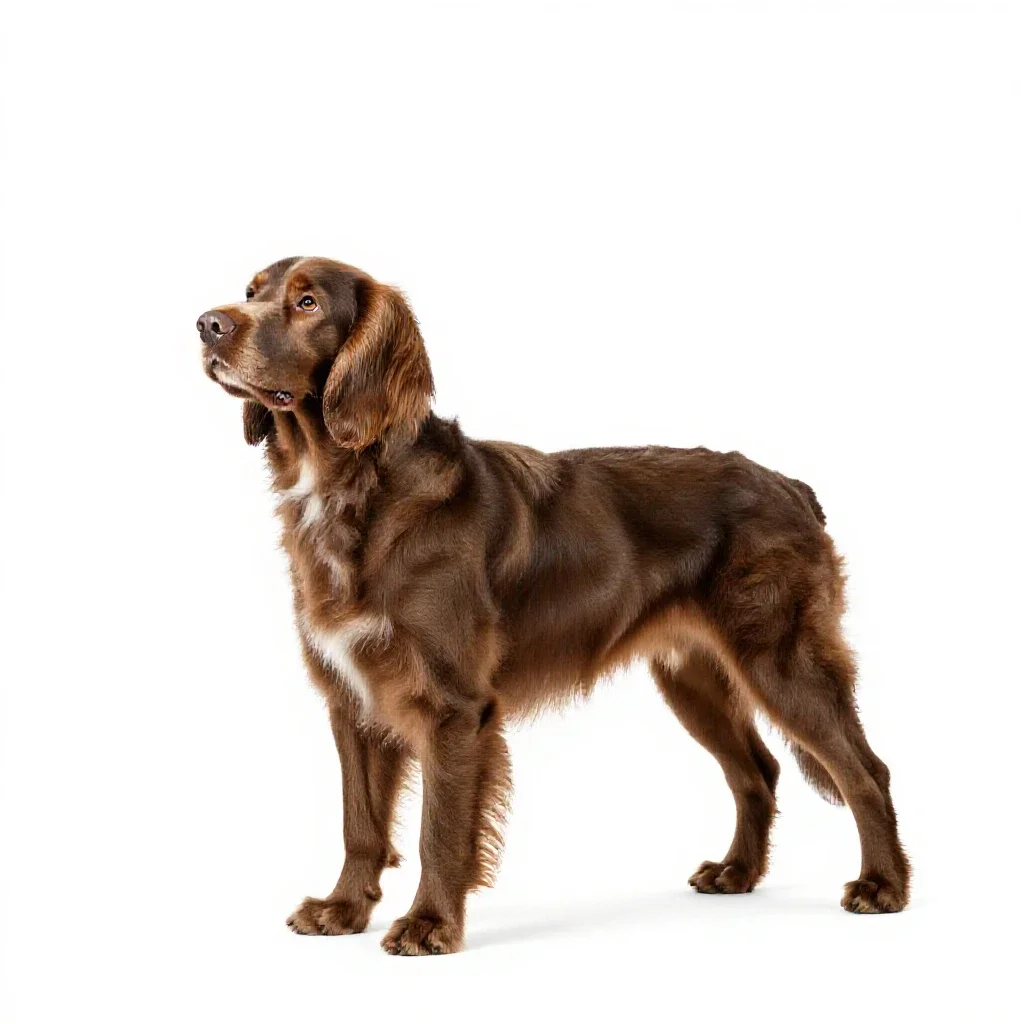 Setter isolated on a white background