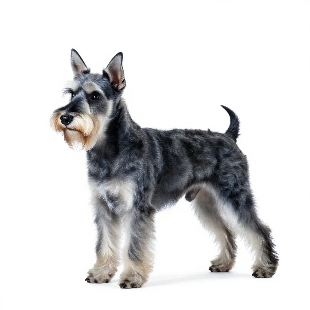 Silky terrier isolated on a white background