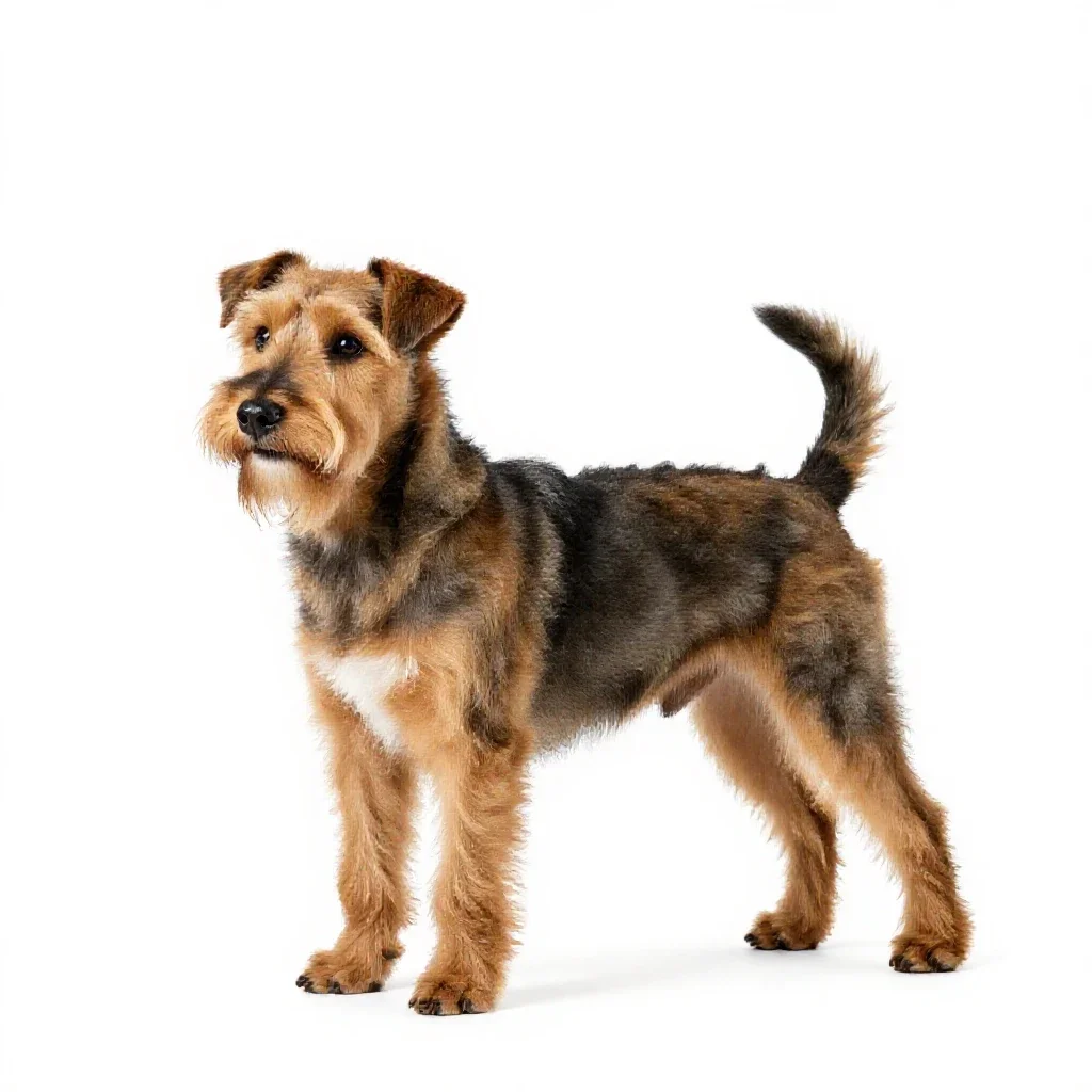 Soft-coated wheaten terrier isolated on a white background