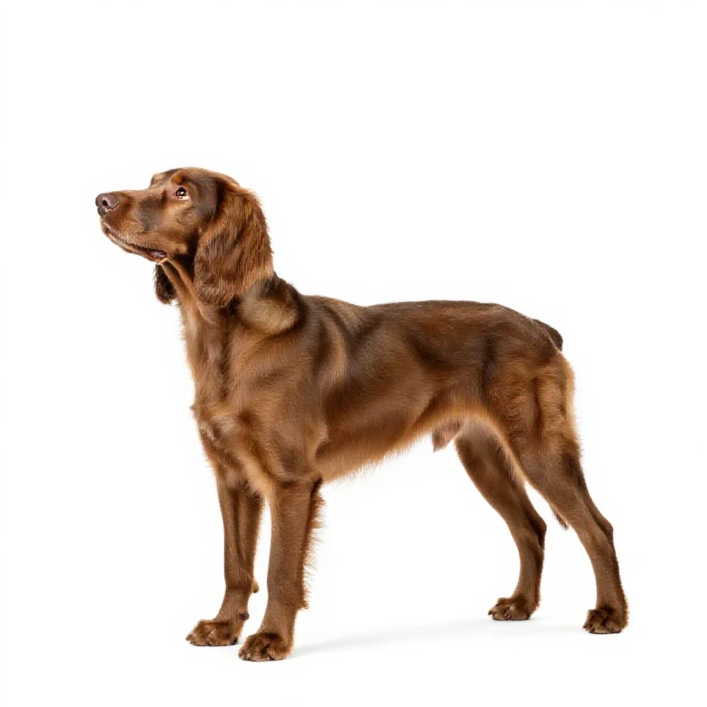 Spaniel isolated on a white background