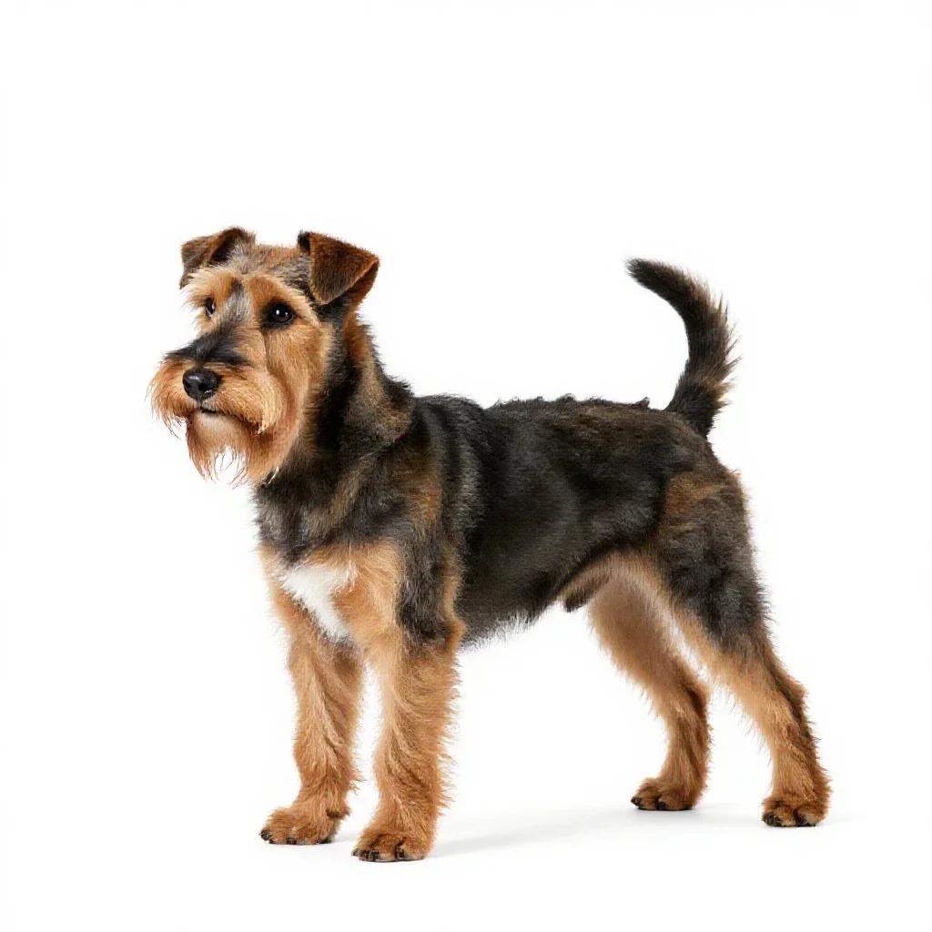 Terrier isolated on a white background