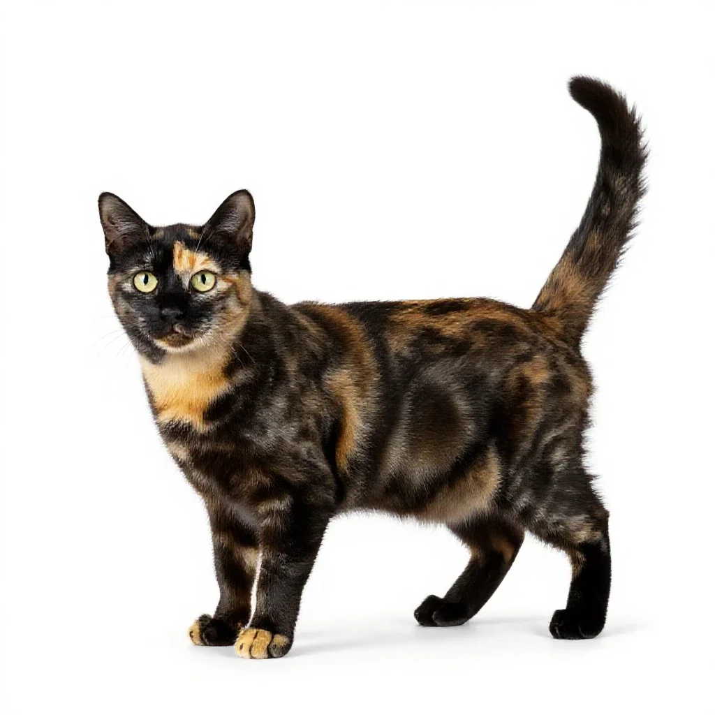 Tortoiseshell isolated on a white background