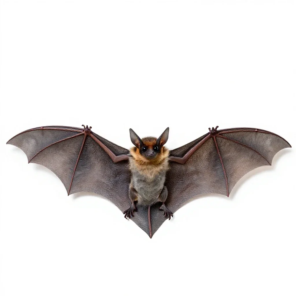 Vampire bat isolated on a white background