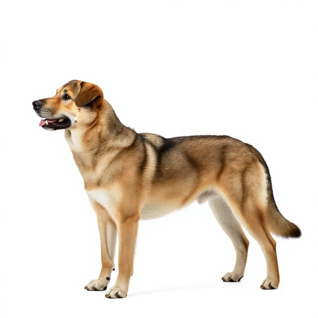 Watchdog isolated on a white background