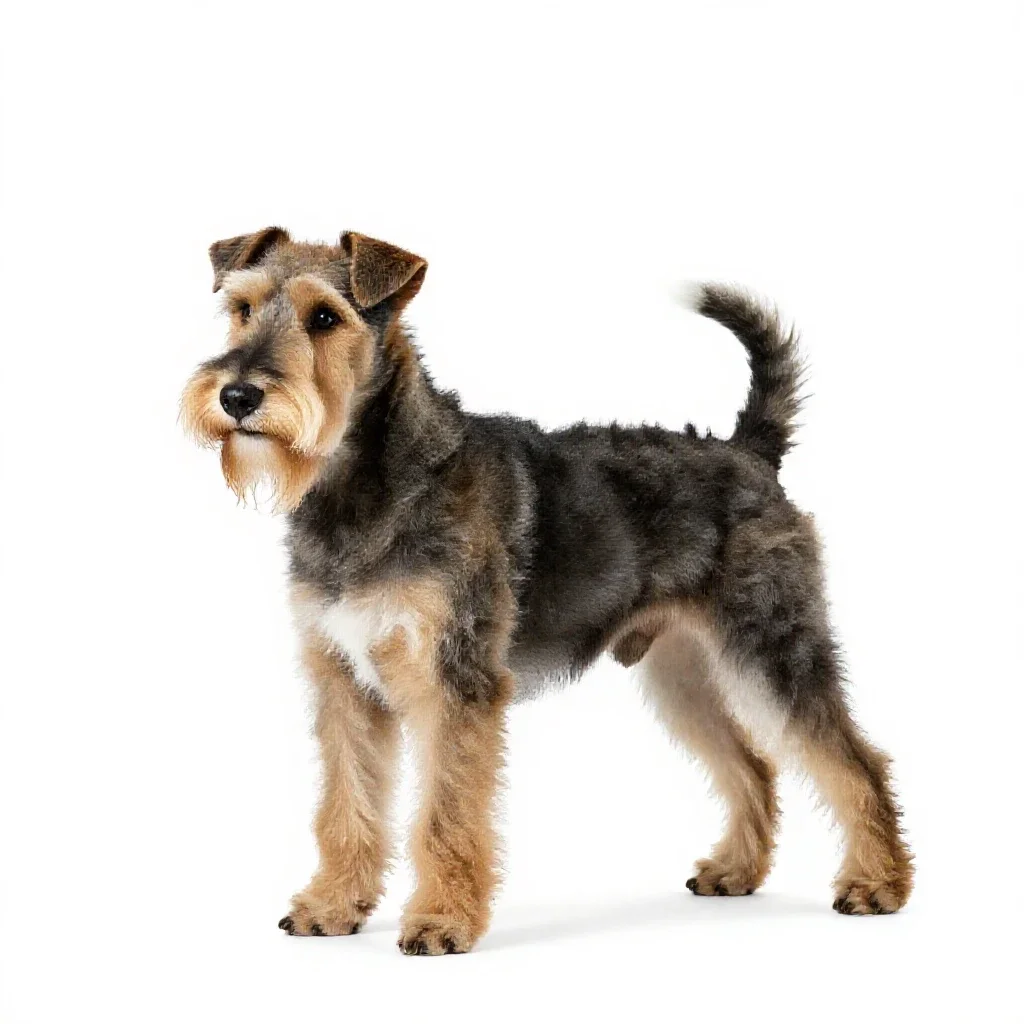 Wire-haired fox terrier isolated on a white background