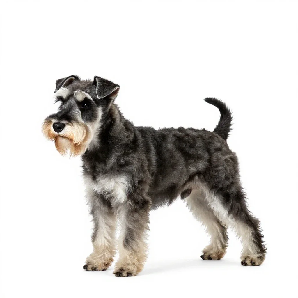 Wirehair isolated on a white background