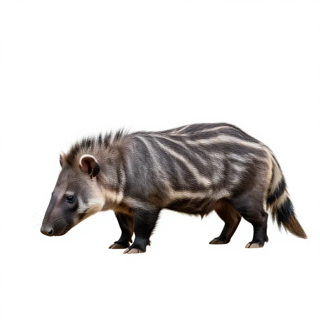 Aardvark isolated on a white background