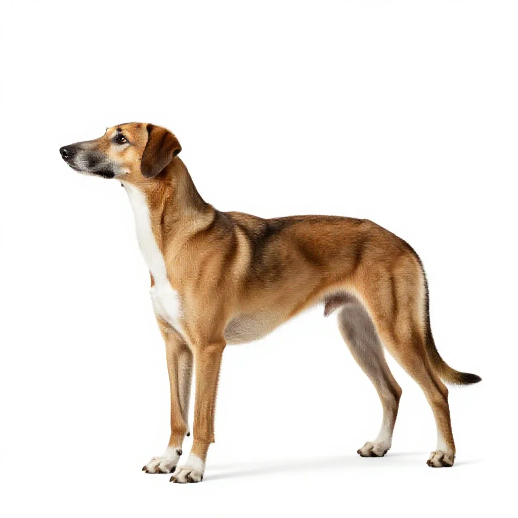 Otterhound isolated on a white background