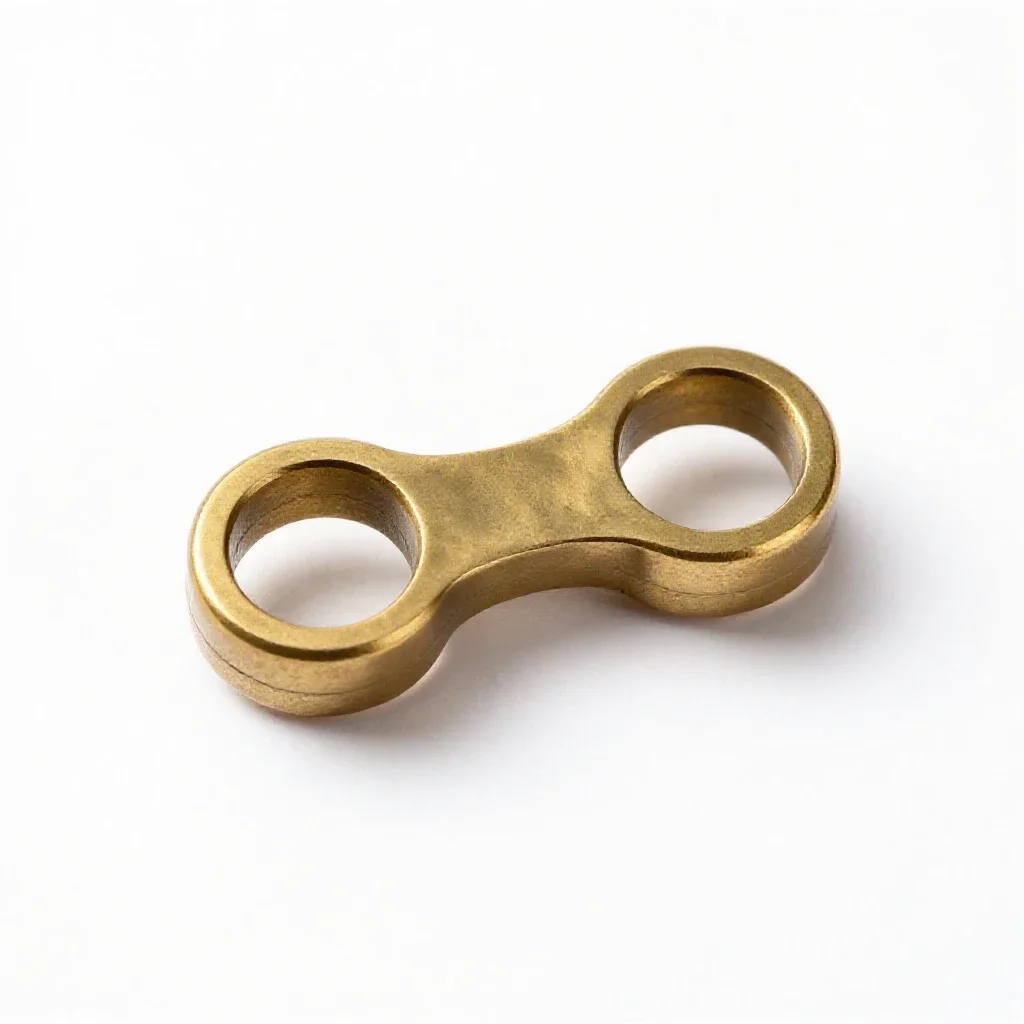 Brass knucks isolated on a white background