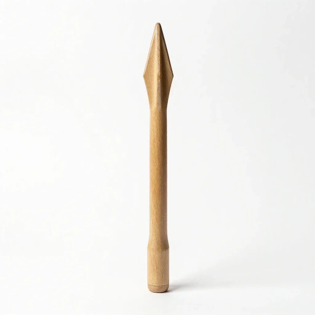 Butt shaft isolated on a white background