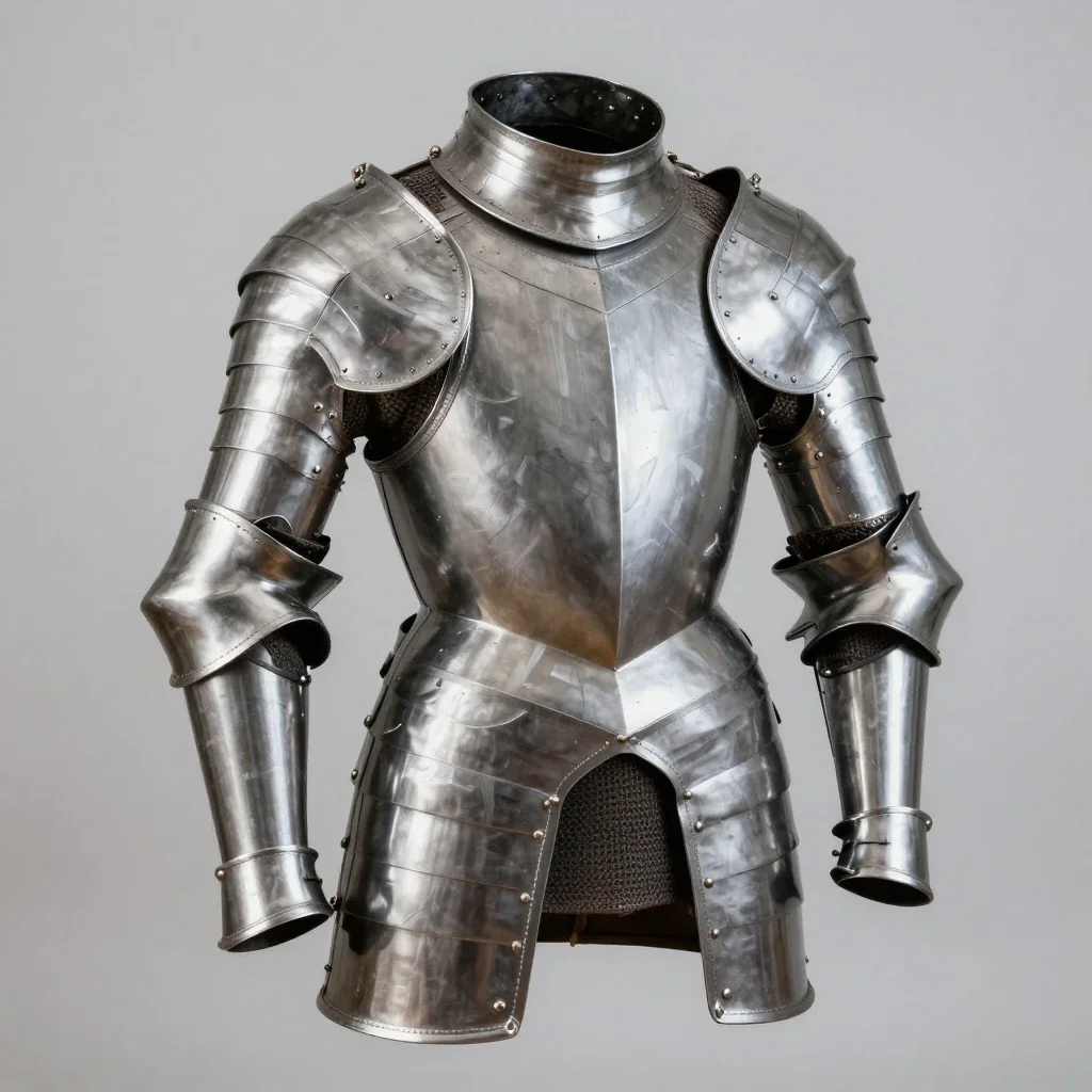 Cuirass isolated on a white background