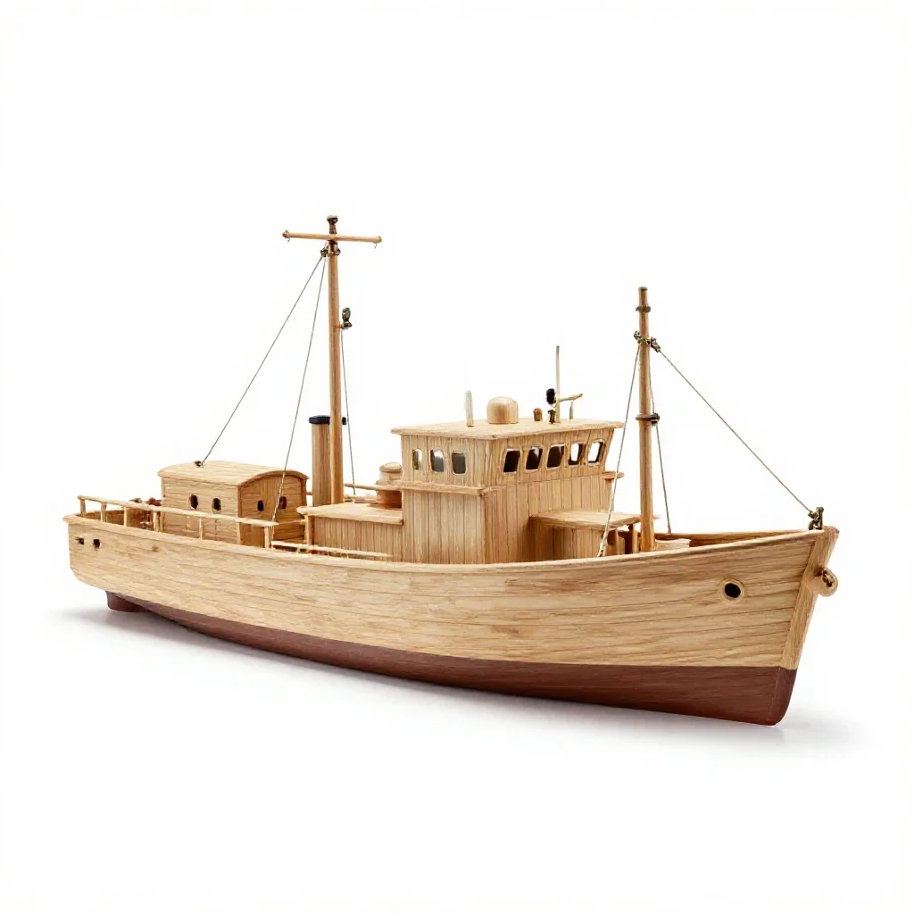 Fire ship isolated on a white background