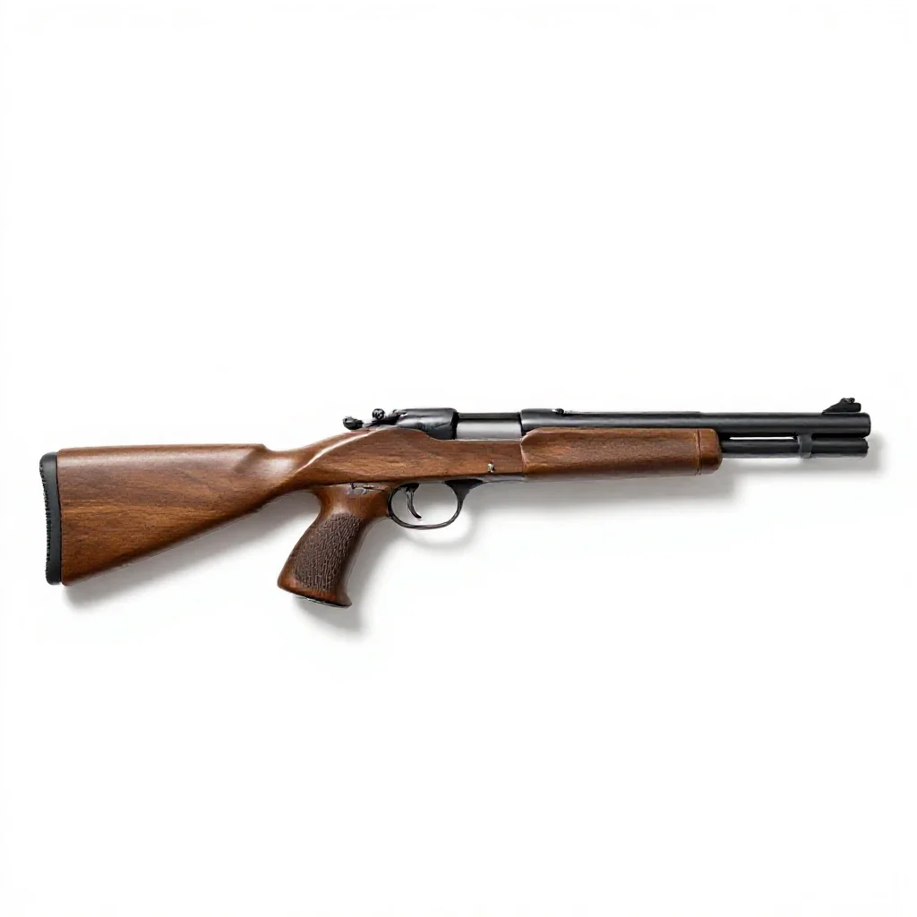 Firearm isolated on a white background