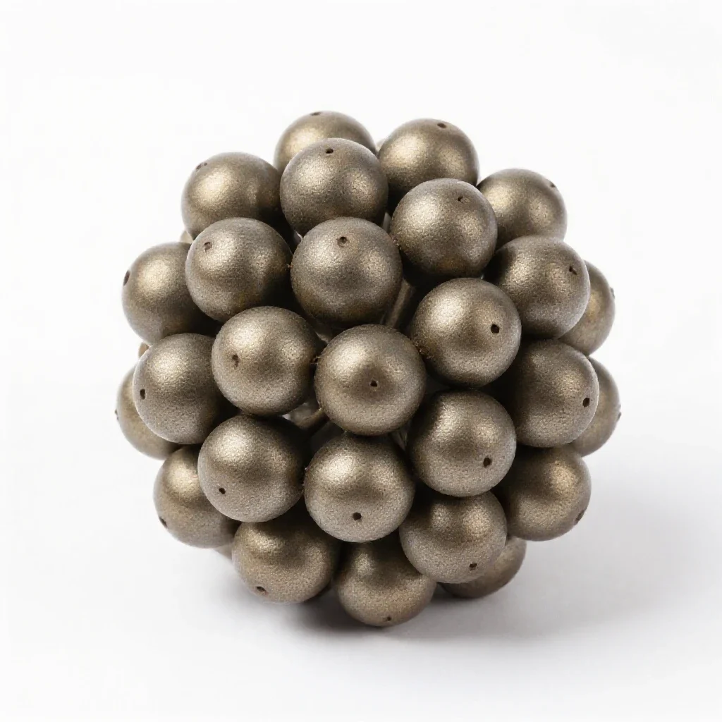 Grapeshot isolated on a white background