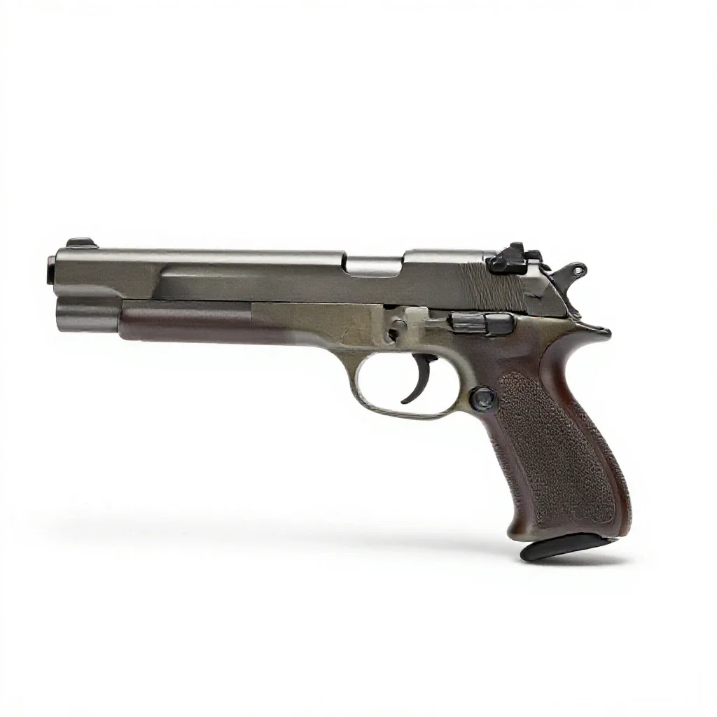 Gun isolated on a white background