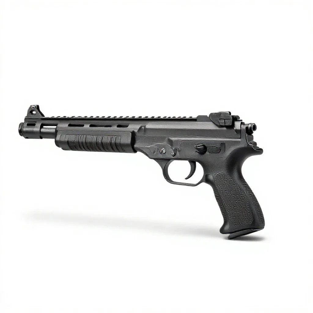 Machine gun isolated on a white background