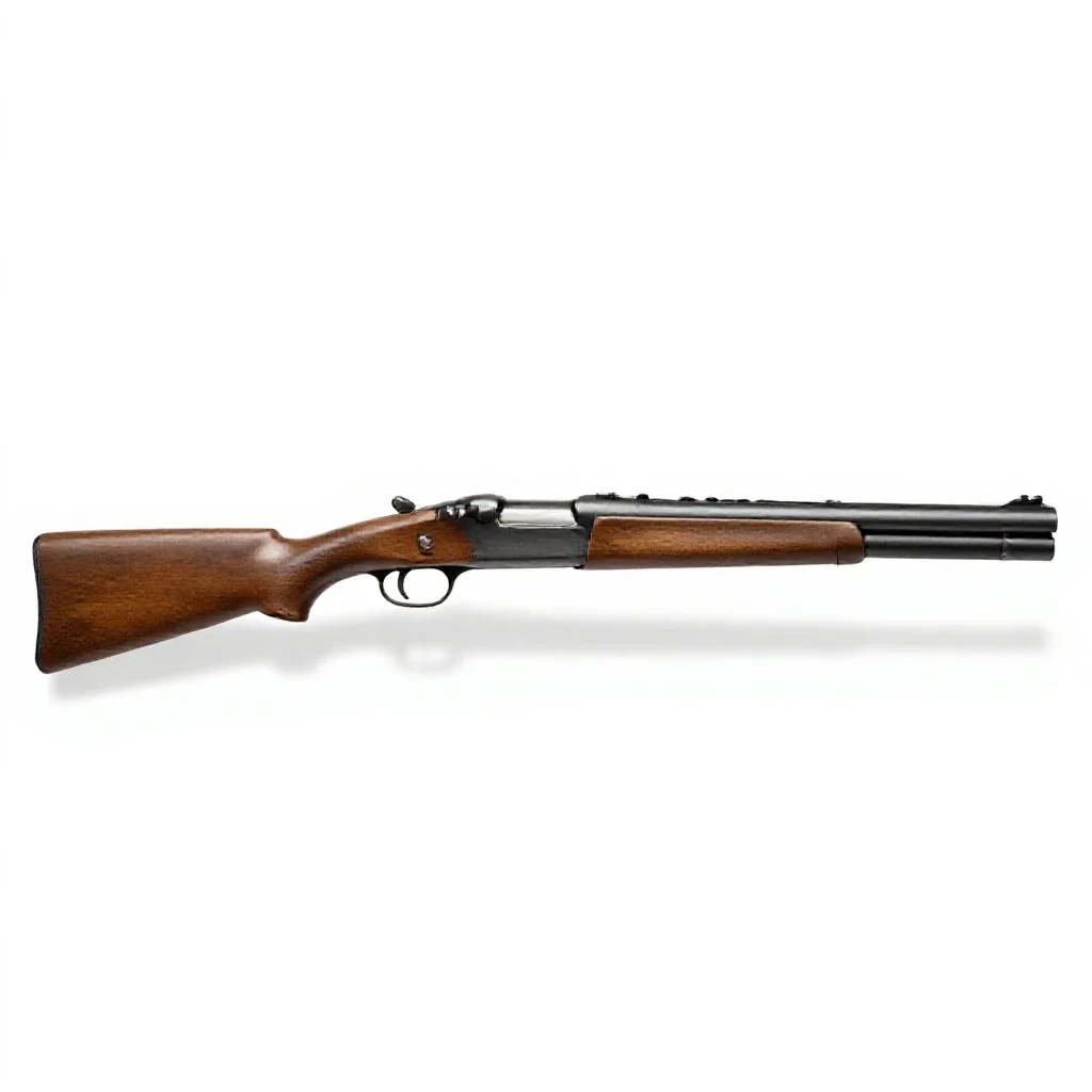 Muzzle loader isolated on a white background